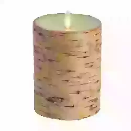 Birchwood Pillar Candle 15 cm